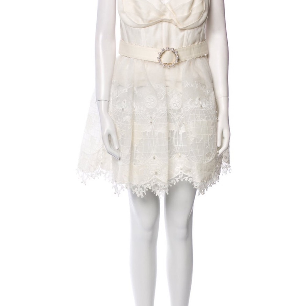 Zimmermann Cream Lace Dress